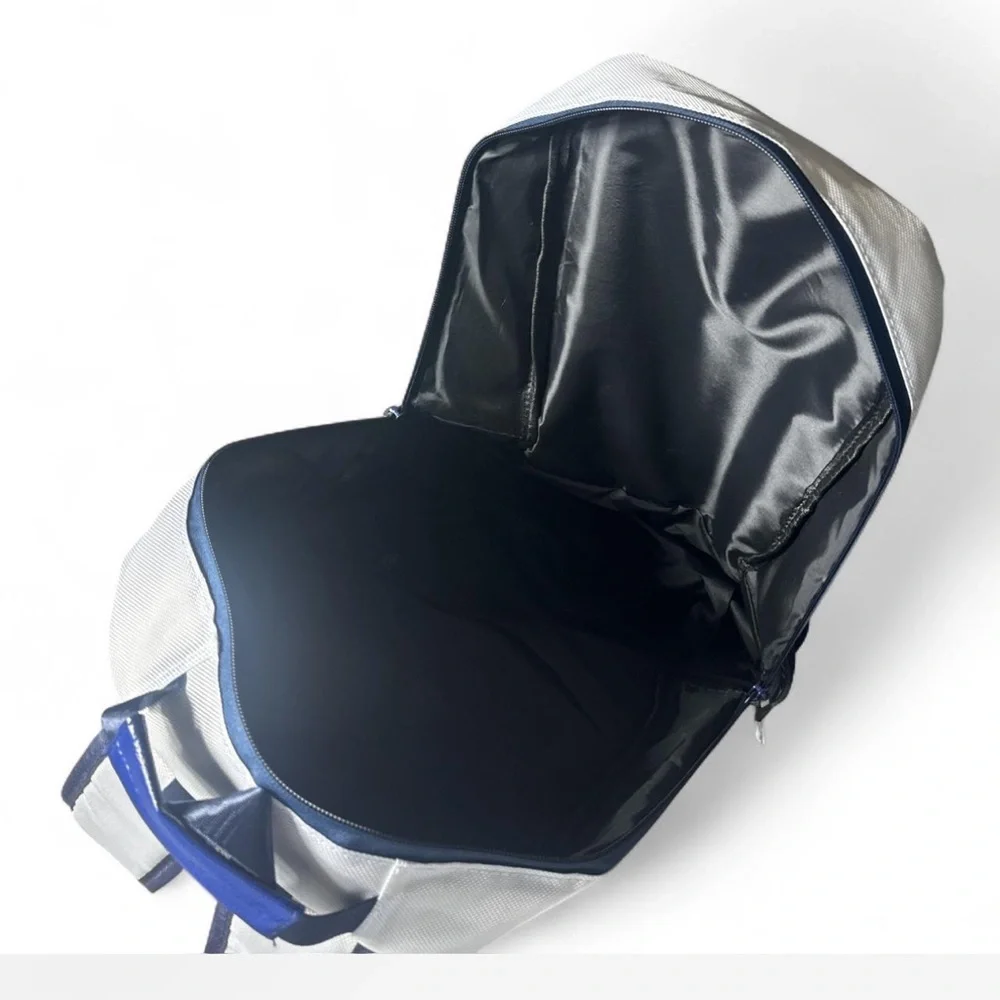 Stylish Blue and Gray Backpack